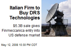 Italian Firm to Buy DRS Technologies
