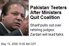 Pakistan Teeters After Ministers Quit Coalition