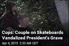 Cops: Skateboarders Defaced Gravesite of Former President