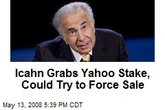 Icahn Grabs Yahoo Stake, Could Try to Force Sale