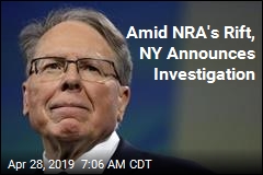 Amid NRA&#39;s Rift, NY Announces Investigation