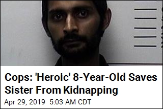 Cops: &#39;Hero&#39; 8-Year-Old Saves Sister From Kidnapper