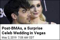 &#39;Elvis&#39; Marries Joe Jonas and Sophie Turner in Vegas