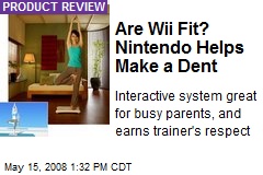 Are Wii Fit? Nintendo Helps Make a Dent