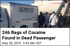 246 Bags of Cocaine Found in Dead Passenger