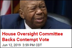 House Oversight Committee Backs Contempt Vote