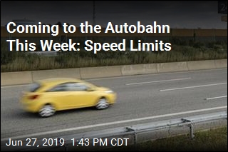 Coming to the Autobahn This Week: Speed Limits