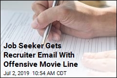 Job Seeker Gets Recruiter Email With Offensive Movie Line