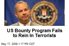 US Bounty Program Fails to Rein In Terrorists