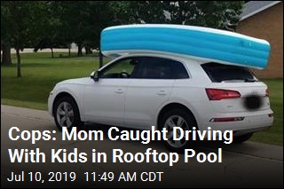 Cops: Mom Caught Driving With Kids in Rooftop Pool