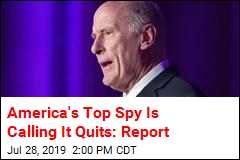 The Nation&#39;s Top Spy Is Stepping Down: Report