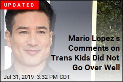 Mario Lopez&#39;s Comments on Trans Kids Did Not Go Over Well