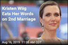 Kristen Wiig Eats Her Words on 2nd Marriage