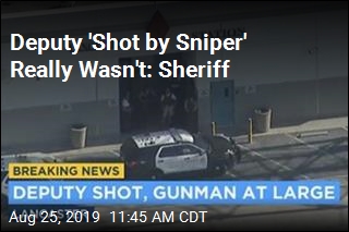 Deputy &#39;Shot by Sniper&#39; Made It Up: Sheriff