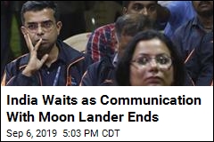 India Waits As Communication With Moon Lander Ends