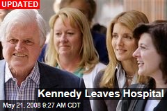 Kennedy Leaves Hospital
