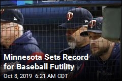 Minnesota Sets Record for Baseball Futility