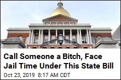 Call Someone a Bitch, Face Jail Time Under This State Bill