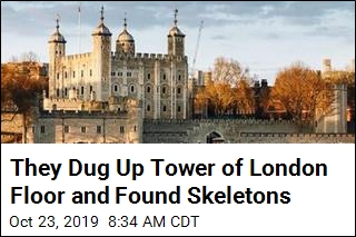 2 Skeletons Are Found Under Tower of London Floor