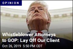 Whistleblower Attorneys to GOP: Lay Off Our Client