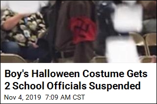 Boy&#39;s Halloween Costume Gets 2 School Officials Suspended