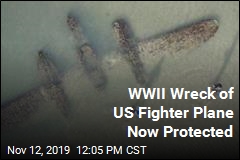 WWII Wreck of US Fighter Plane Now Protected