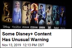 Why Some Disney+ Content Comes With a Warning