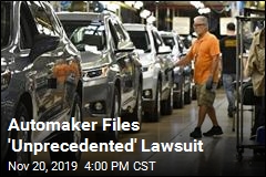 Automaker Files &#39;Unprecedented&#39; Lawsuit