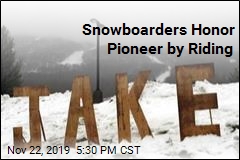 Snowboarders Honor Pioneer by Riding