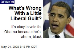 What&#39;s Wrong With a Little Liberal Guilt?