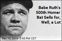 Babe Ruth&#39;s 500th Homer Bat Sells for, Well, a Lot