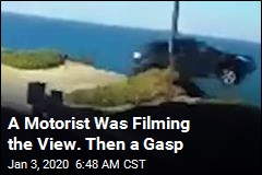 A Motorist Was Filming the View. Then a Gasp