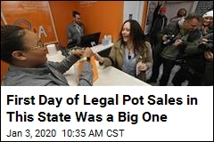 First Day of Legal Pot Sales in This State Was a Big One