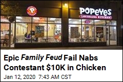 Epic Family Feud Fail Nabs Contestant $10K in Chicken