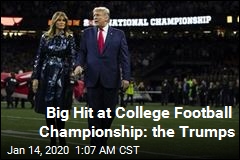 Trump Cheered by Crowd at College Football Championship