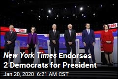 New York Times Endorses 2 Democrats for President