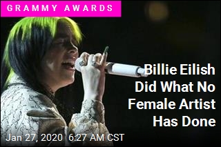 Billie Eilish Did What No Female Artist Has Done