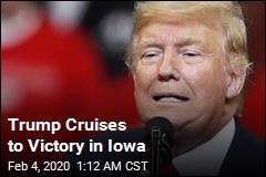 Trump Coasts to Victory in Iowa