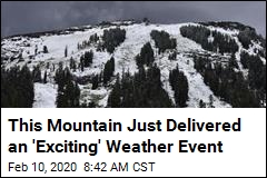 This Mountain Just Delivered an &#39;Exciting&#39; Weather Event