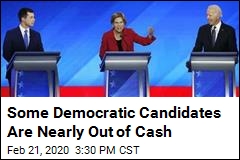 Some Democratic Candidates Are Nearly Out of Cash