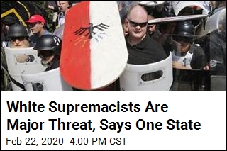 White Supremacists Ranked at &#39;Highest&#39; Threat Level