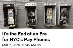 &#39;Long Goodbye&#39; to NYC&#39;s Pay Phones Just Sped Up