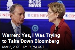 Warren Met One Goal: to Take Down Bloomberg