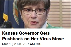 Kansas Governor Gets Pushback on Her Virus Move