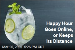 Happy Hour Goes Online, or Keeps Its Distance