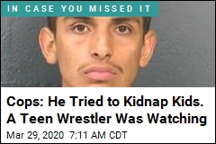 Cops: He Tried to Kidnap Kids. A Teen Wrestler Was Watching