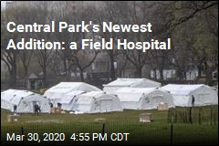 Central Park&#39;s Newest Addition: a Field Hospital