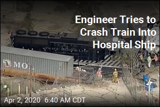 Man Admits Trying to Crash Train Into USNS Mercy