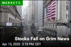 Stocks Fall on Grim News
