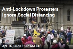Hundreds Rally Against Michigan Lockdown